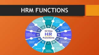 HRM FUNCTIONS
 