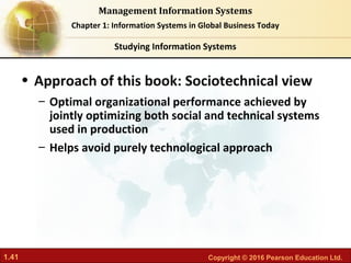 Chapter 01 Information systems in global business today | PDF