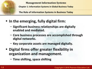 Chapter 01 Information systems in global business today | PDF