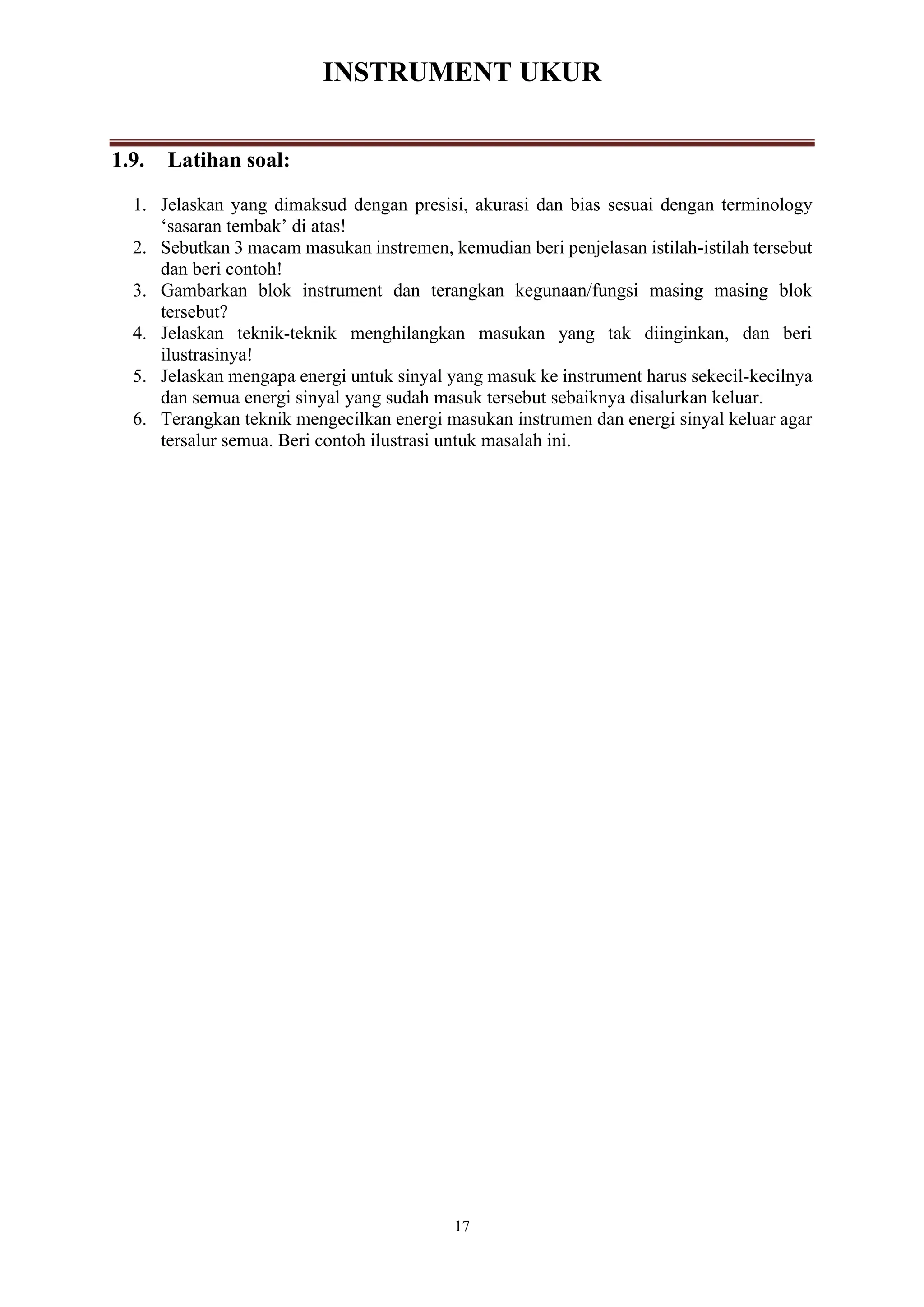 STANDAR UNTUK PENGUKURAN TEKNIK MESIN DAN INSTRUMENTASI 3 | PDF