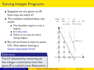 Chapter 1 Integer programming problemspdf | PDF