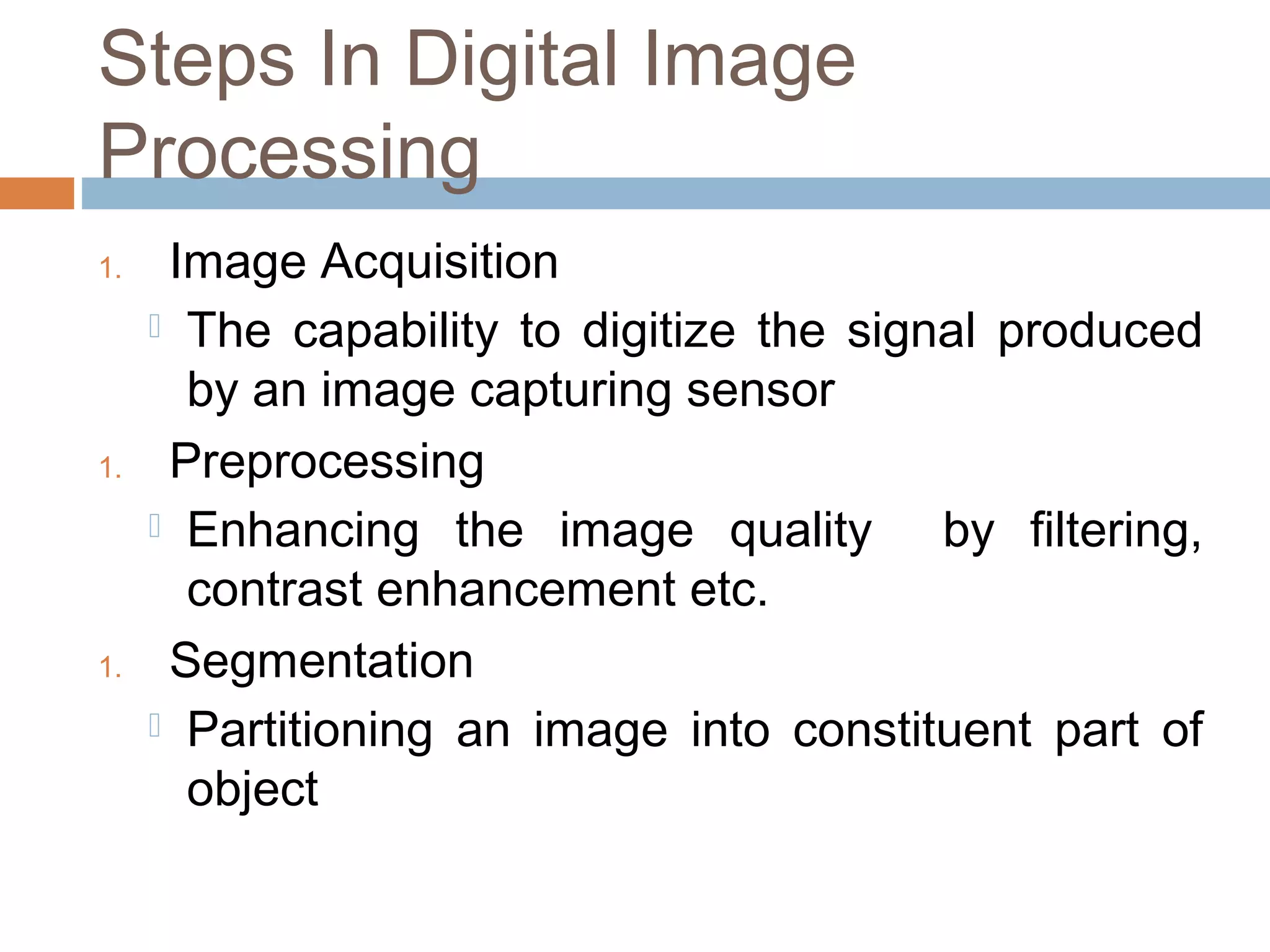 Chapter 1 introduction (Image Processing) | PPT