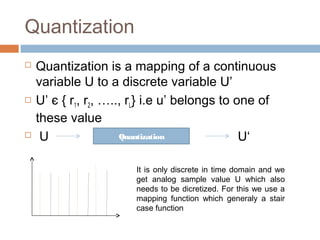 Quantization Discretization Chapter 1 introduction (Image Processing) | PPT