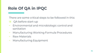 Chapter 1 QA & QC, ROLES AND RESPONISIBILITIES | PPT