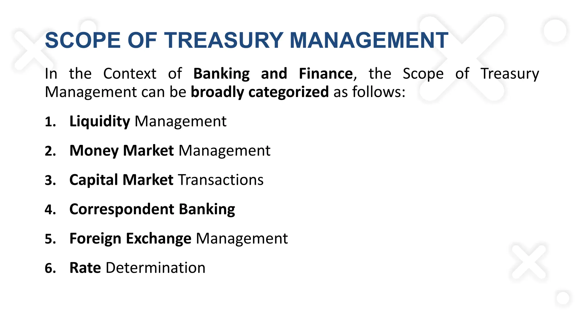 Chapter 1 Introduction to Treasury Management | PPTX