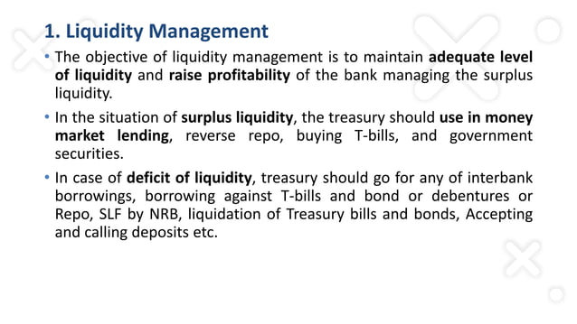 Chapter 1 Introduction to Treasury Management | PPTX