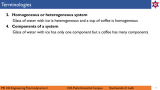 Thermodynamics chapter one lecture of wrc | PDF