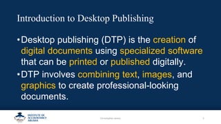 Chapter 1 Introduction of desktop publishing | PDF