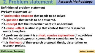 Problem Definition Thesis Example THESIS WRITING CHAPTER ONE: INTRODUCTION | PDF