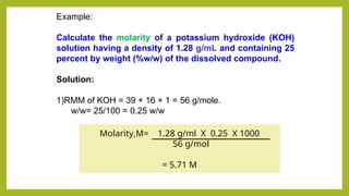 Potassium Rmm CHAPTER 1 INTRODUCTION to ANALYTICAL C 2022.ppt
