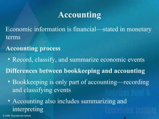 Chapter 1 introduction to accounting | PPT