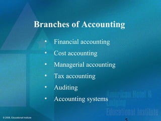 Chapter 1 introduction to accounting | PPT