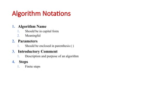Chapter #1 (Introduction To Algorithms).pptx | Programming Languages ...