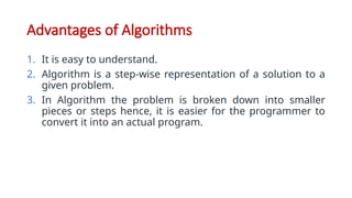 Chapter #1 (Introduction To Algorithms).pptx