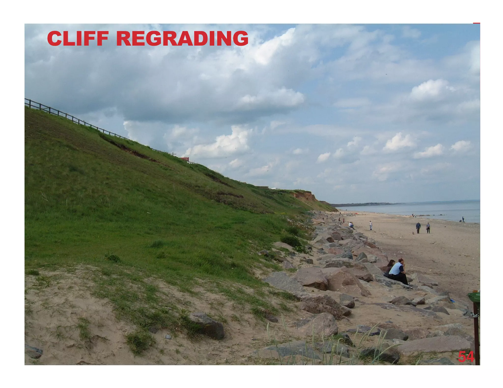 CLIFF REGRADING
54
 