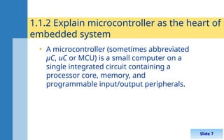 Comprehensive Introduction to Embedded Systems and Microcontrollers | PPT