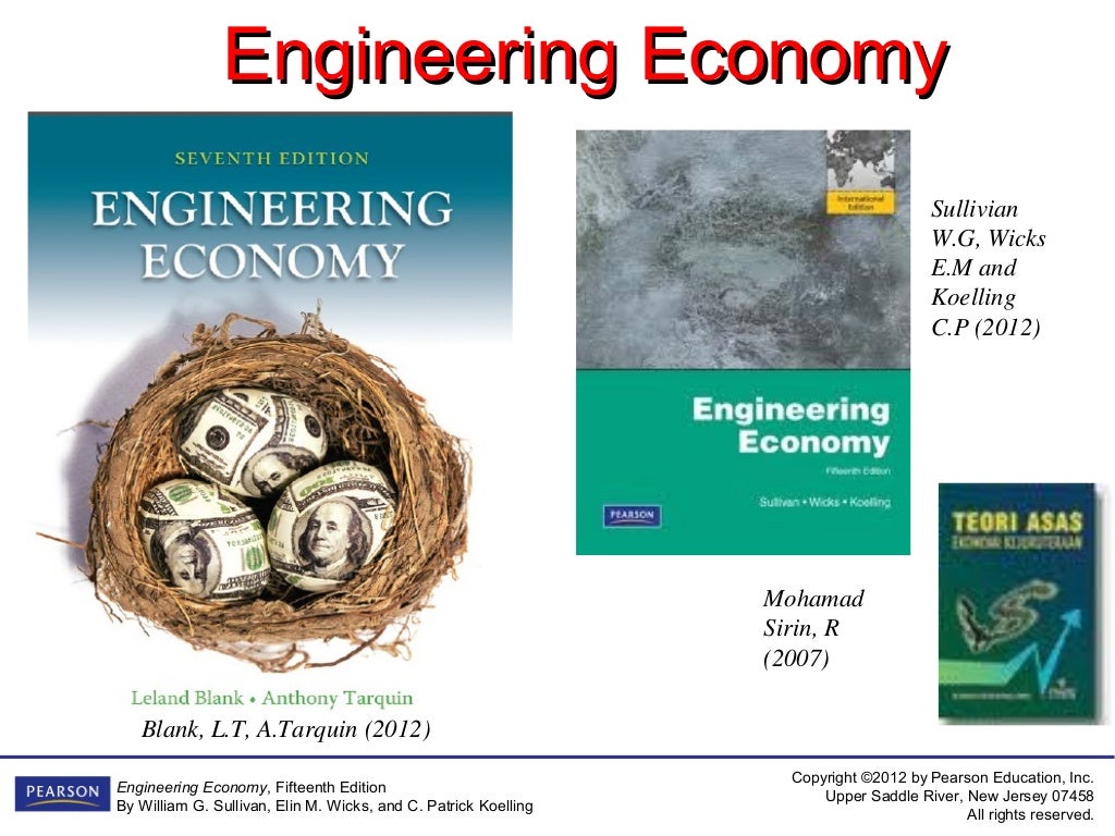 Chapter 1 introduction to engineering economy