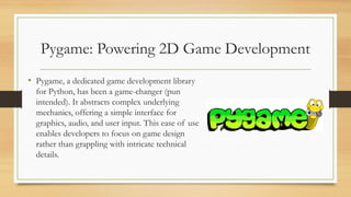 CHAPTER 1 INTRODUCTION TO GAME PROGRAMMING AND PYTHON.pptx