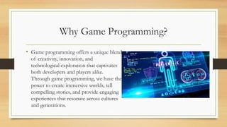 CHAPTER 1 INTRODUCTION TO GAME PROGRAMMING AND PYTHON.pptx