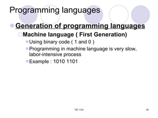 TID Chapter 1 Introduction To Information Technology | PPT