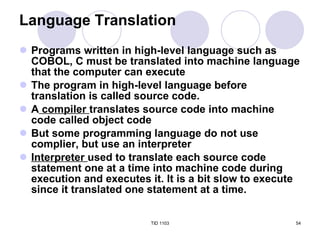 TID Chapter 1 Introduction To Information Technology | PPT