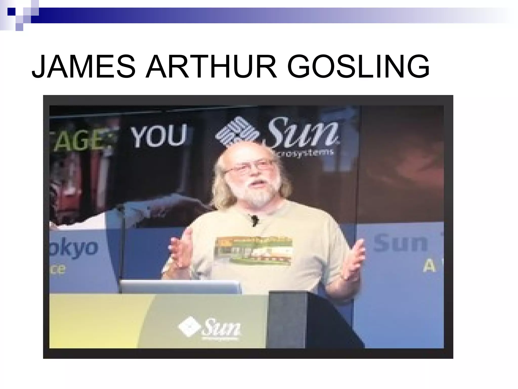 JAMES ARTHUR GOSLING 