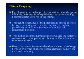 Natural Frequency Example Chapter 1 introduction to mechanical vibration | PDF