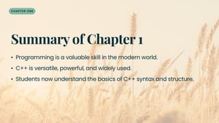 Chapter 1 Introduction to Programming.pdf university presentation | PDF