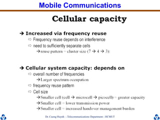 Dr. Cuong HuynhTelecommunications DepartmentHCMUT
Mobile Communications
 