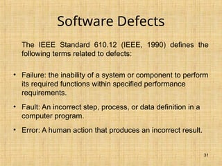 Incorrect Def Quality Comprehensive Overview of Software Quality and Assurance Standards | PPT