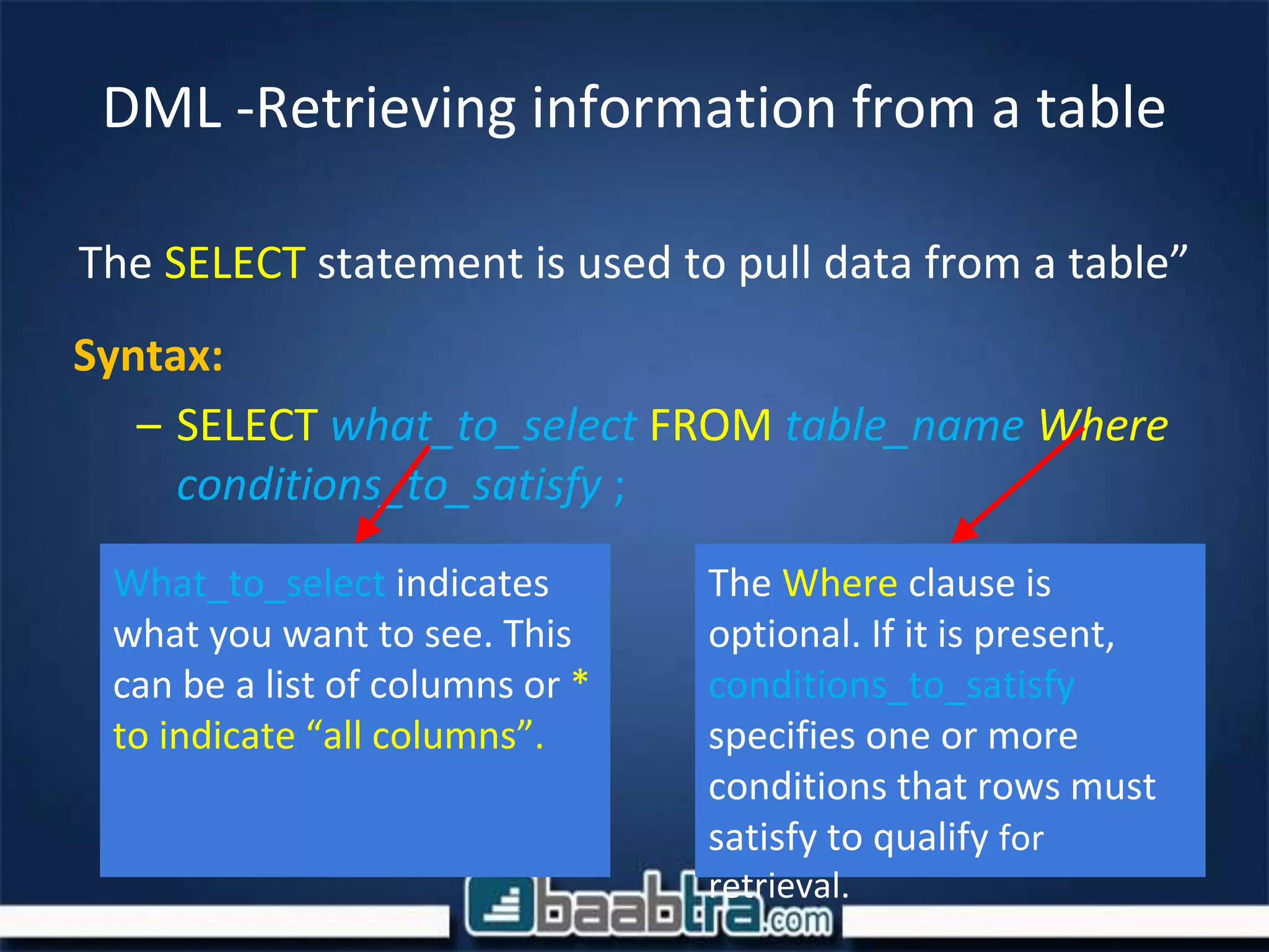 Chapter 1 introduction to sql server | PPTX