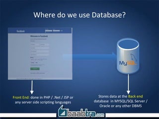 Chapter 1 introduction to sql server | PPTX | Databases | Computer ...