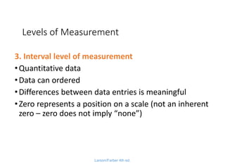 Chapter 1 introduction to statistics | PPT