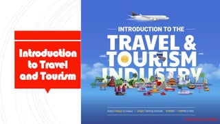 Introduction
to Travel
and Tourism
Md Shaifullar Rabbi
 