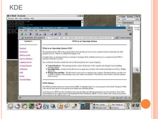KDE
 