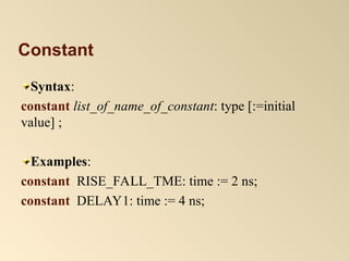 Chapter1 Introduction to VHDL.pptkjcbDWLCBKASDJBC | PPT