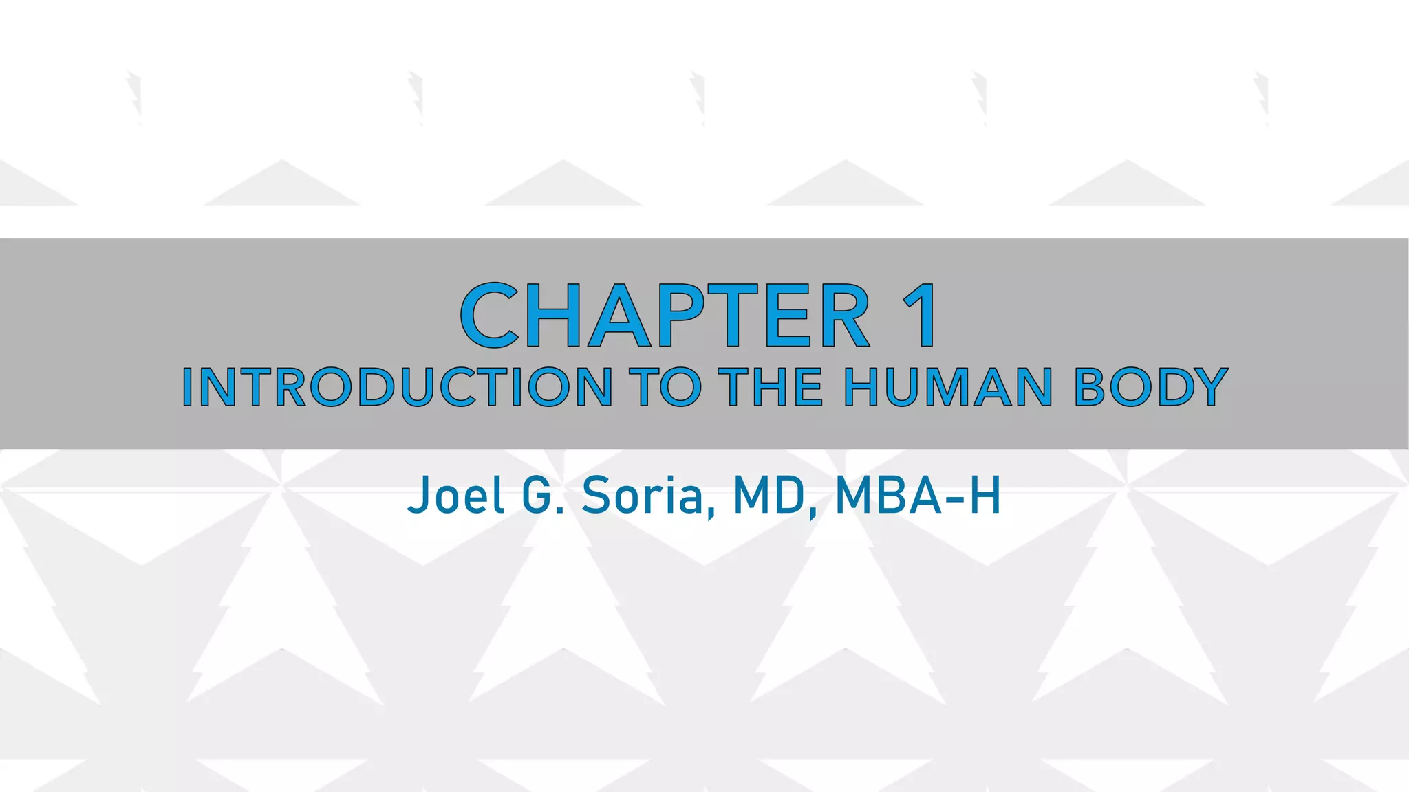 Joel G. Soria, MD, MBA-H
 