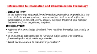 Comprehensive Introduction to Information Technology and Computer ...