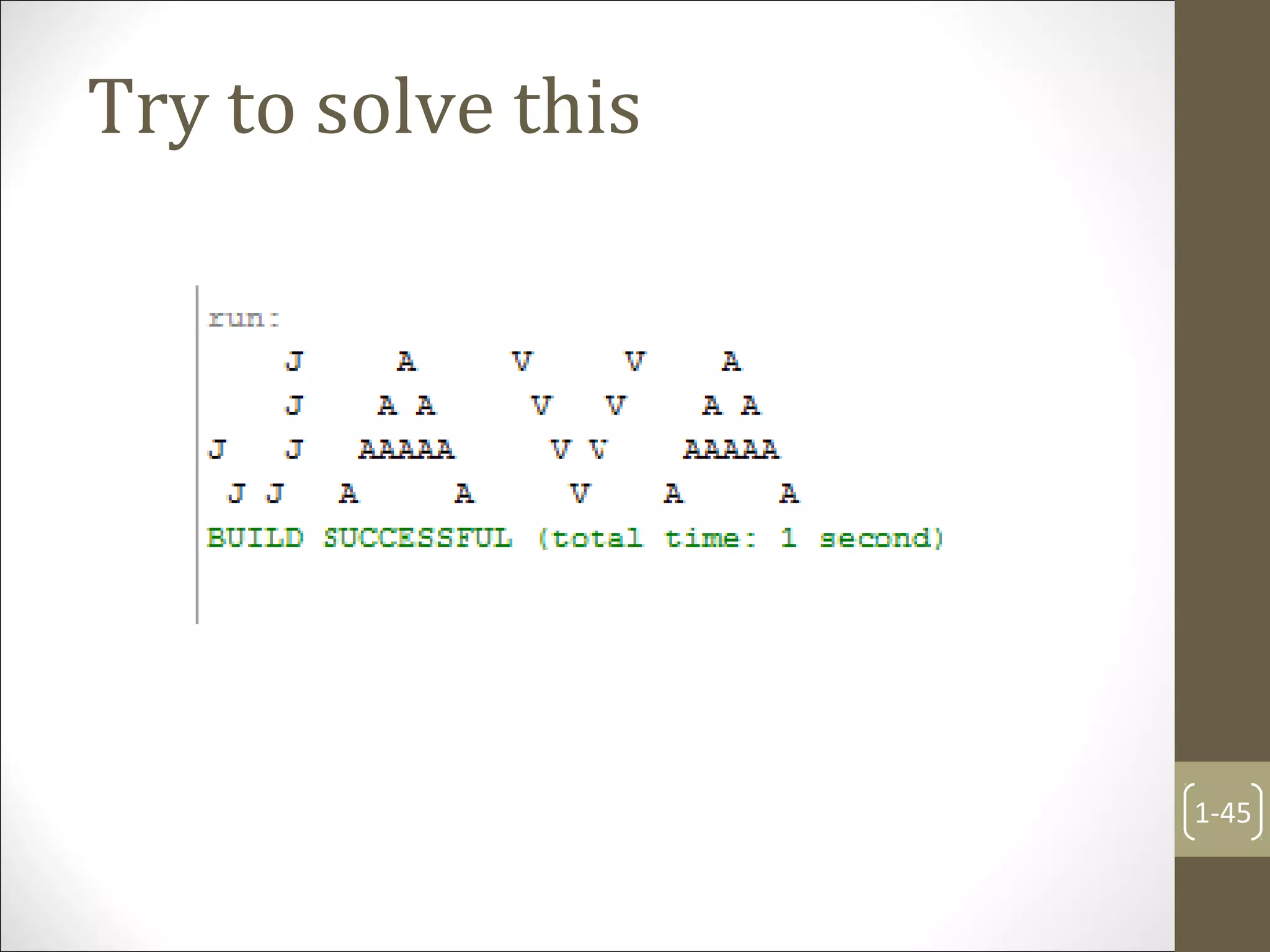 Try to solve this
1-45
 