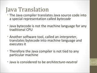 Chapter 1 java | PPT