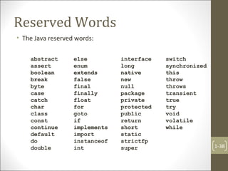 Chapter 1 java | PPT