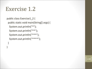 import public class exercise1 Images High Quality... Chapter 1 java | PPT