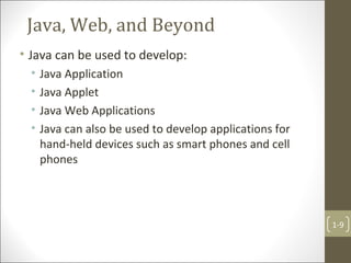 Chapter 1 java | PPT