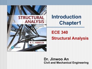 Introduction
Chapter1
Dr. Jinwoo An
Civil and Mechanical Engineering
ECE 340
Structural Analysis
 