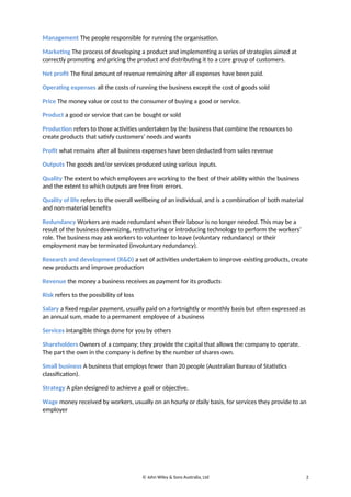 Chapter 1 Key terms glossary role of business.docx