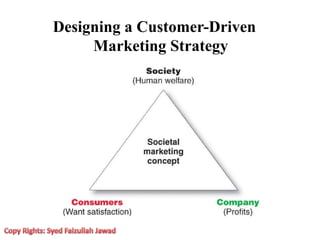 Designing a Customer-Driven
Marketing Strategy
 