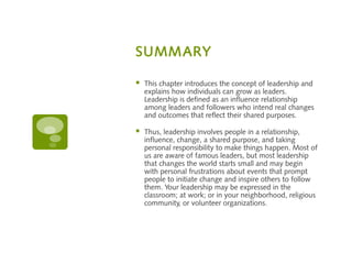 Chapter 1 On Leadership