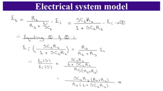 Electrical system model
 