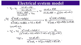 Electrical system model
 