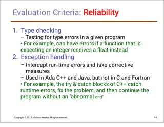 Chapter 1 Preliminaries CONCEPTS OF PROGRAMMING LANGUAGES | PDF